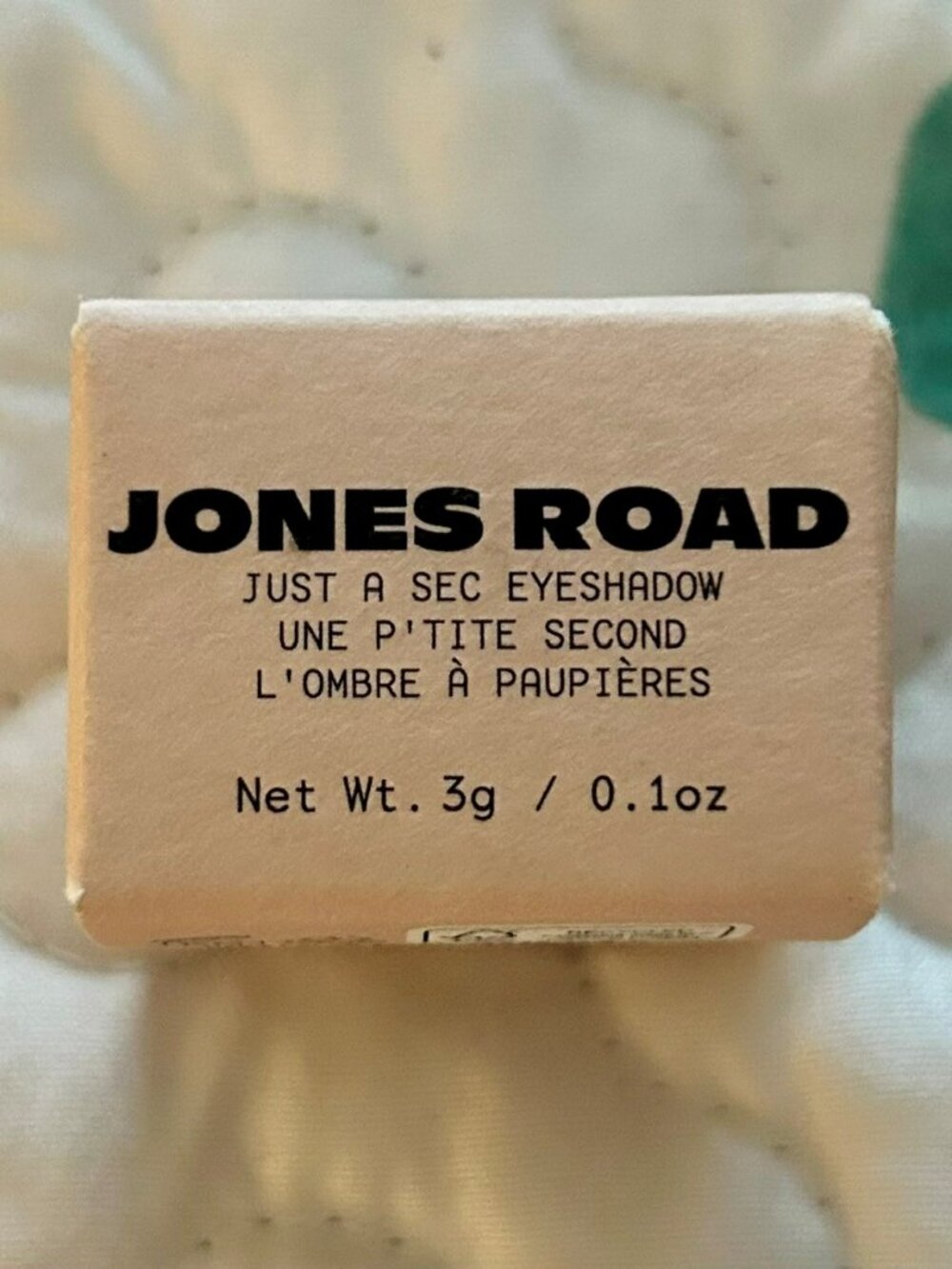 Jones Road Just A Sec Eyeshadow Cool Taupe NIB